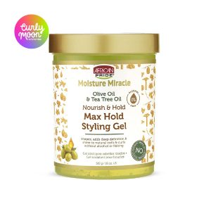 ژل موی حالت دهنده آفریکن پراید مدل روغن زیتون و روغن درخت چای - 510 میل