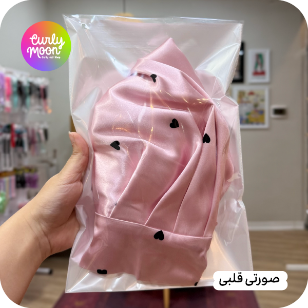 کلاه خواب ساتن بنددار - تصویر 8
